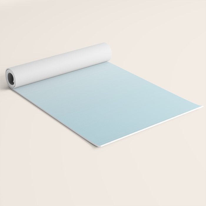 Ombre Blue Plume Yoga Mat Gallery Image 2