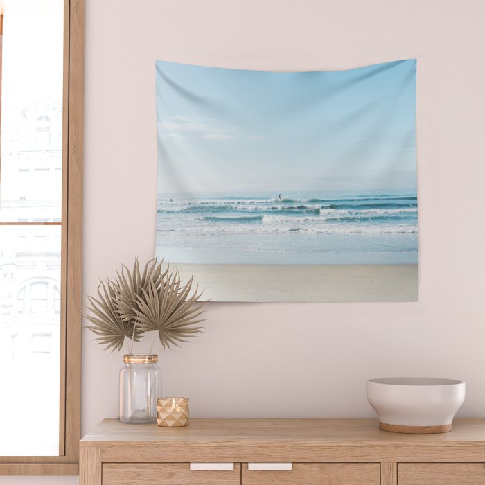 California Surfing Wall Tapestry Gallery Image 2