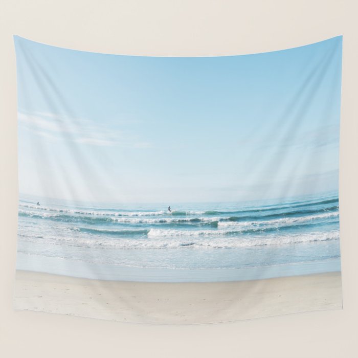 California Surfing Wall Tapestry Gallery Image 1