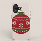 Christmas Bauble Red iPhone Case Gallery Image 1