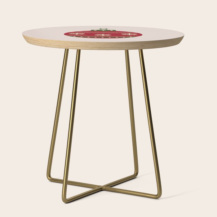 Christmas Bauble Red Side Table Gallery Image 1