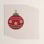 Christmas Bauble Red Wrapping Paper Gallery Image 3