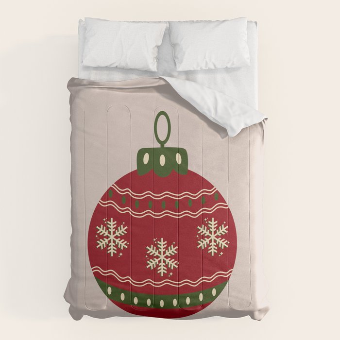 Christmas Bauble Red Comforter Gallery Image 6