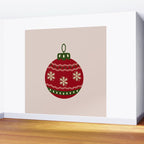 Christmas Bauble Red Wall Mural Gallery Image 2