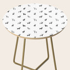Reindeer animal art pattern Side Table Gallery Image 2
