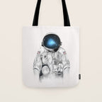 the astronaut Tote Bag Gallery Image 1