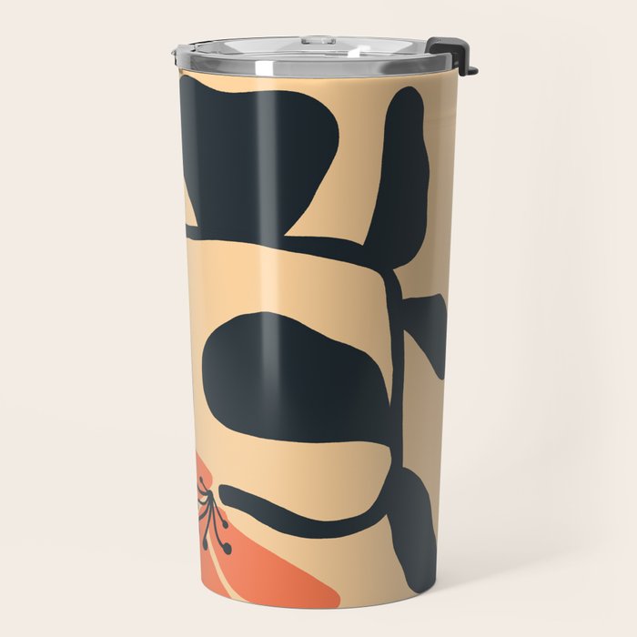 Midcentury Hibiscus Travel Mug Gallery Image 2
