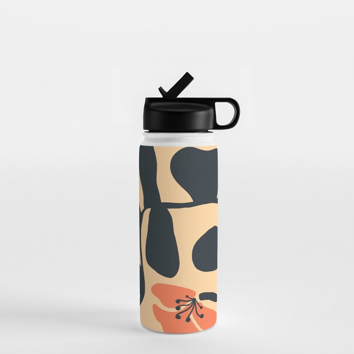 Midcentury Hibiscus Water Bottle Gallery Image 1
