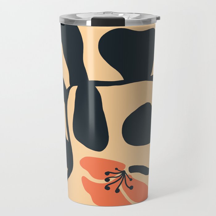 Midcentury Hibiscus Travel Mug Gallery Image 1
