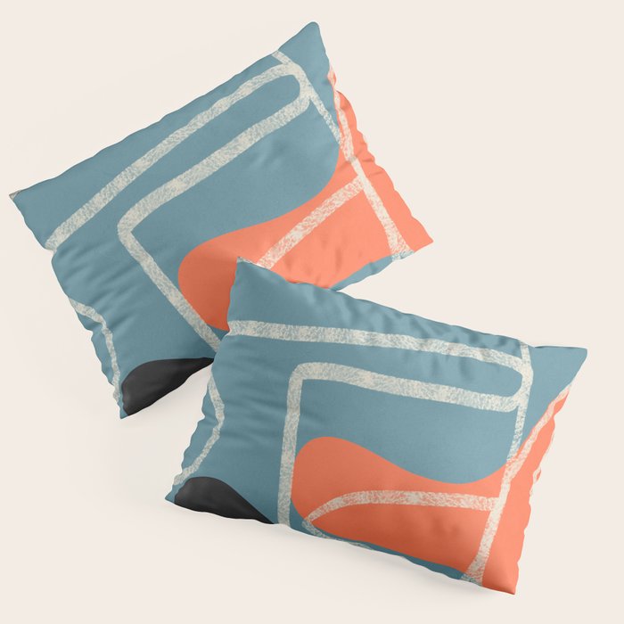 Organic Minimalist Layers 4 Pillow Sham Gallery Image 3