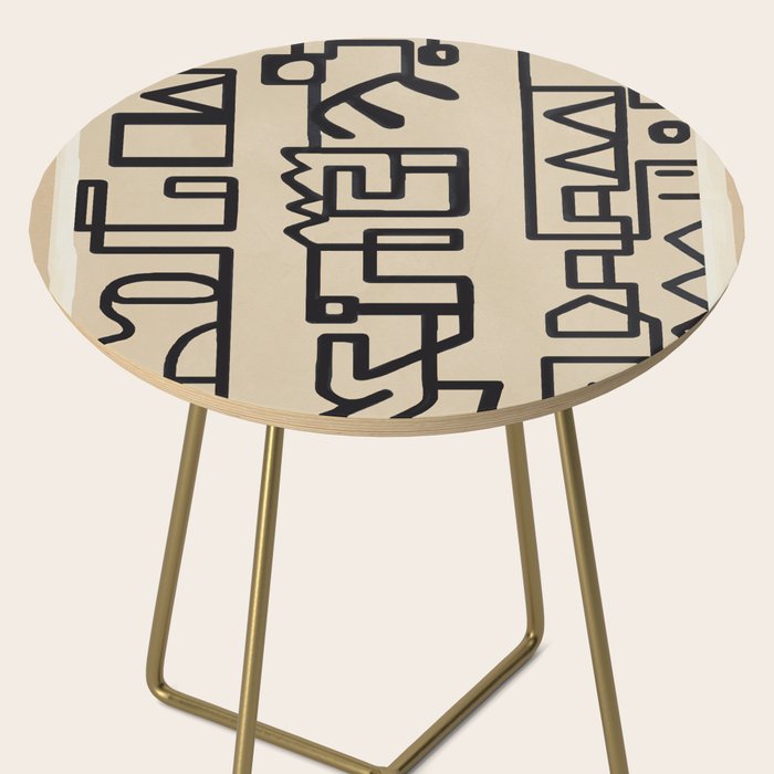 Abstract Line Movement 09 Side Table Gallery Image 2