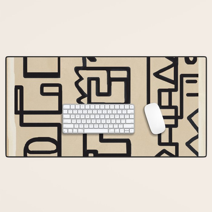 Abstract Line Movement 09 Desk Mat Gallery Image 1