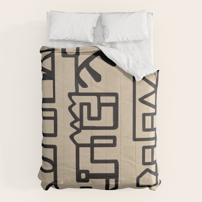 Abstract Line Movement 09 Comforter Gallery Image 1