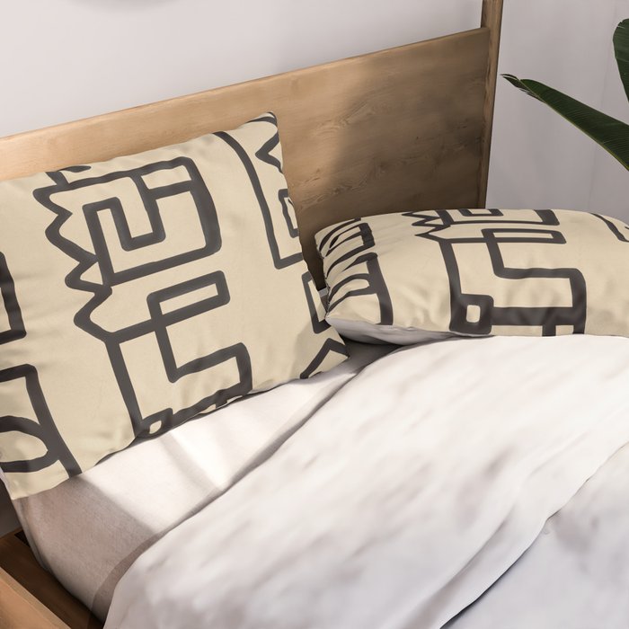 Abstract Line Movement 09 Pillow Sham Gallery Image 2