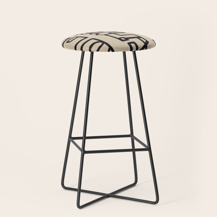 Abstract Line Movement 09 Stool Gallery Image 1