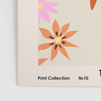 Colorful flowers. Abstract botanical art. Flower market. Tokyo exhibition print Poster Gallery Image 3