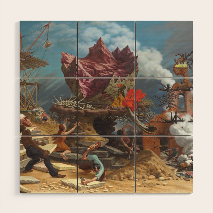 Peter Blume - The Rock Wood Wall Art Gallery Image 1