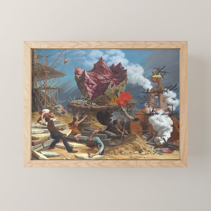 Peter Blume - The Rock Mini Art Print Gallery Image 1