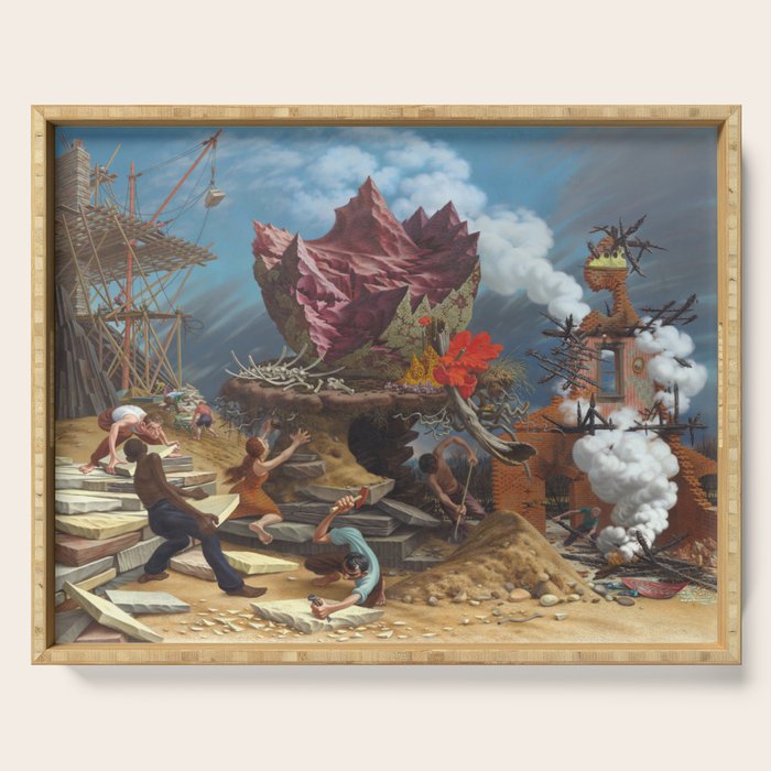 Peter Blume - The Rock Serving Tray Gallery Image 1