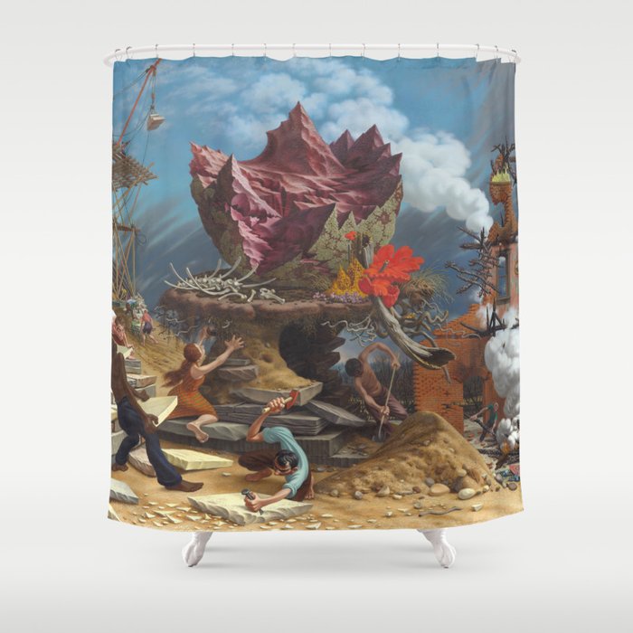 Peter Blume - The Rock Shower Curtain Gallery Image 1