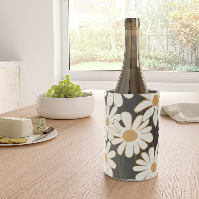 White Daisy Bouquets in Vase 4 Wine Chiller Gallery Image 4