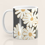 White Daisy Bouquets in Vase 4 Coffee Mug Gallery Image 3