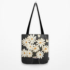 White Daisy Bouquets in Vase 4 Tote Bag Gallery Image 2