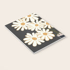 White Daisy Bouquets in Vase 4 Notebook Gallery Image 3
