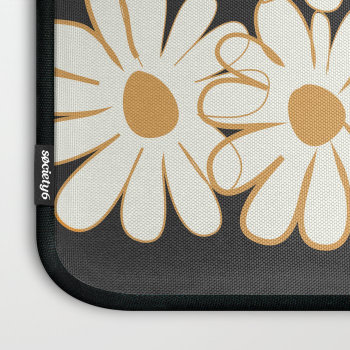 White Daisy Bouquets in Vase 4 Laptop Sleeve Gallery Image 3