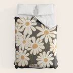White Daisy Bouquets in Vase 4 Comforter Gallery Image 6