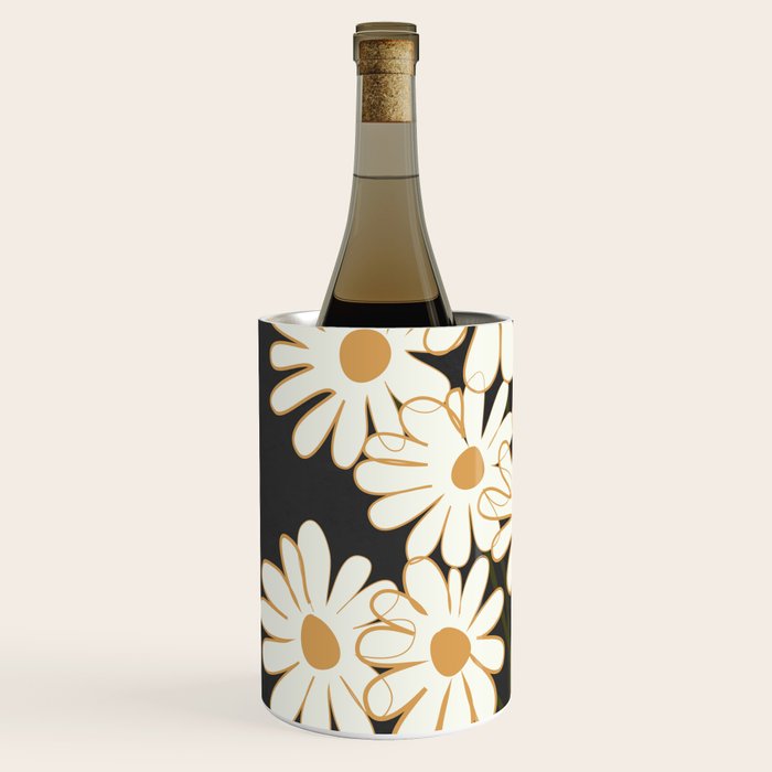 White Daisy Bouquets in Vase 4 Wine Chiller Gallery Image 2