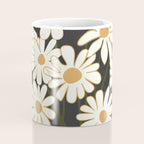 White Daisy Bouquets in Vase 4 Coffee Mug Gallery Image 4