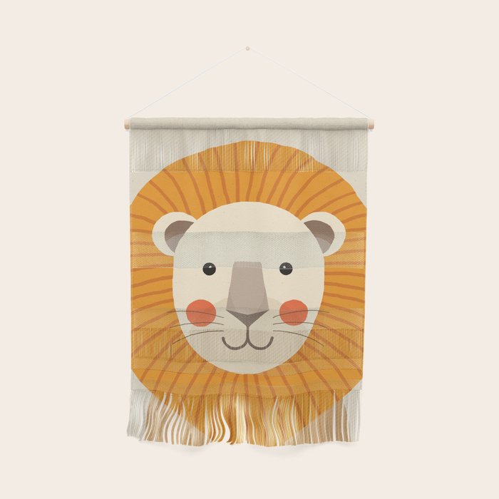 Lion, Animal Portrait Wall Hanging Gallery Image 1