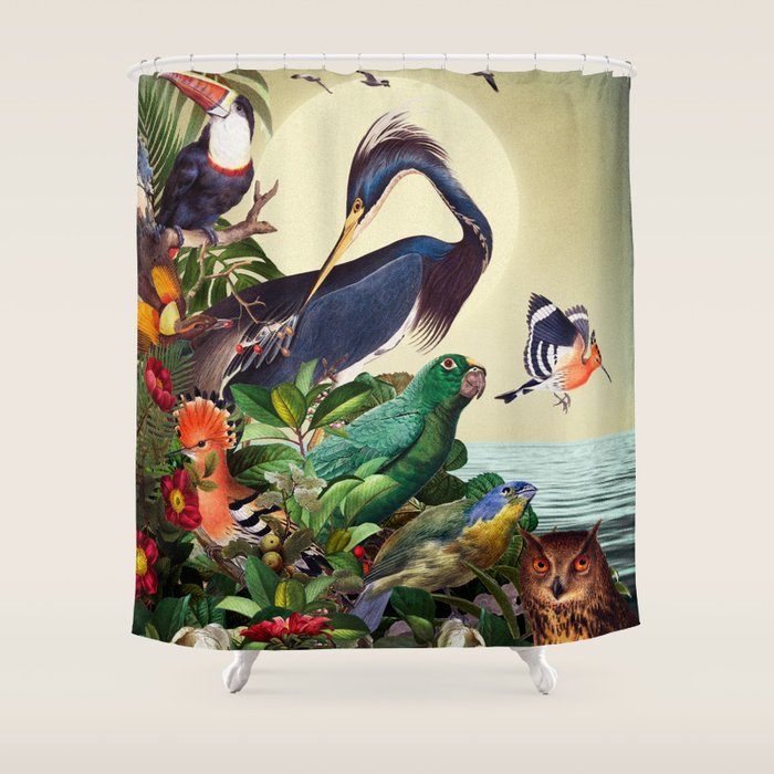 World of Birds Shower Curtain Gallery Image 1