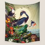 World of Birds Wall Tapestry Gallery Image 4