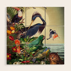 World of Birds Wood Wall Art Gallery Image 1