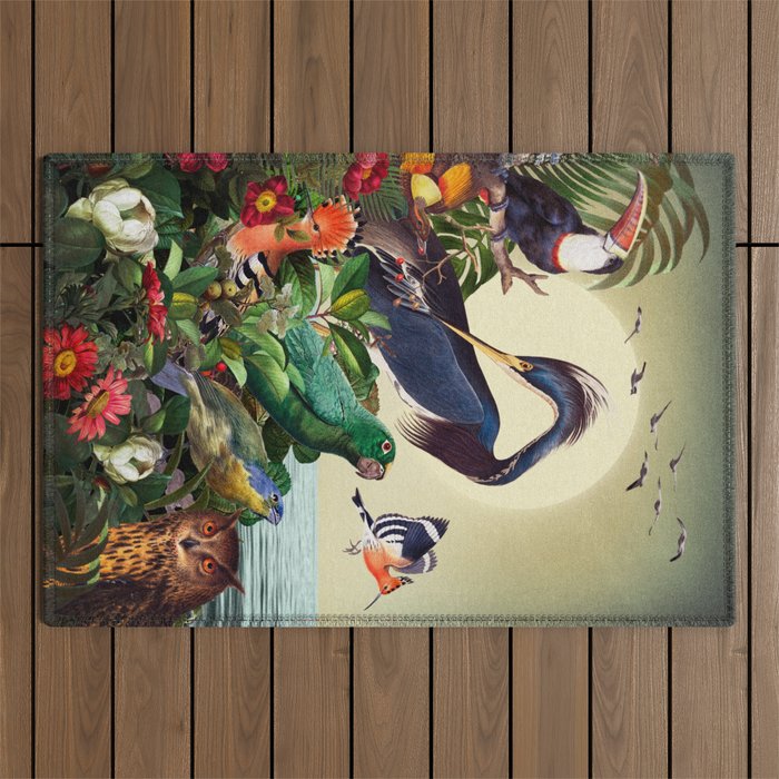 World of Birds Outdoor Rug Gallery Image 1