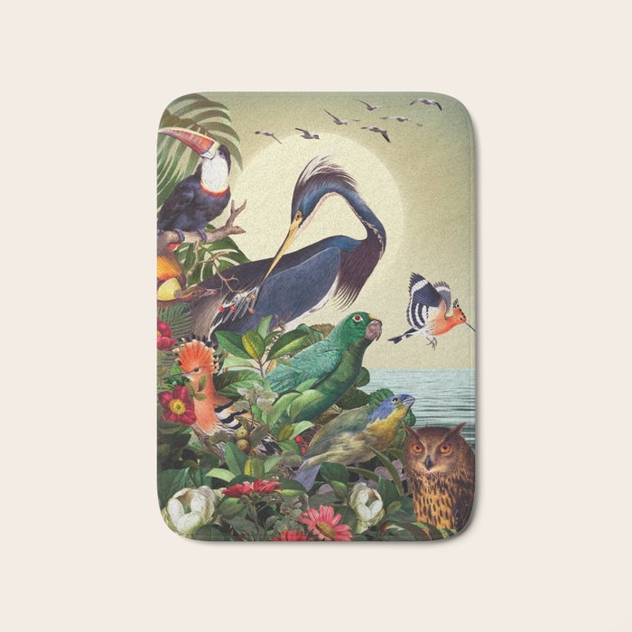 World of Birds Bath Mat Gallery Image 1