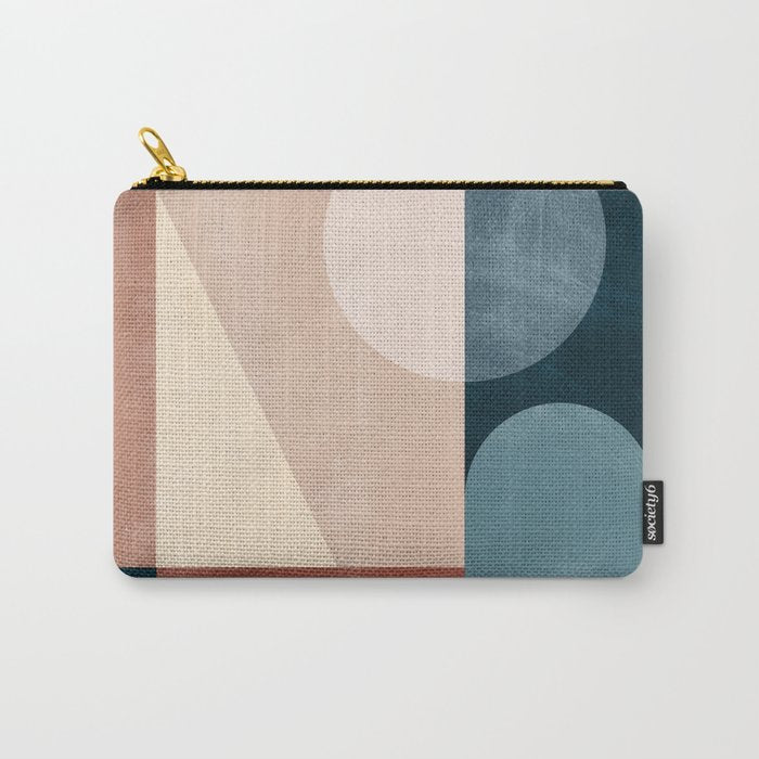 Abstract Geometric 20 Carry All Pouch Gallery Image 1