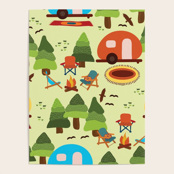 Caravan Campground Vacation Poster Gallery Image 4