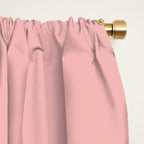 Groovy Dot Pink and Orange Minimalist Window Curtain Gallery Image 2