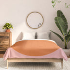 Groovy Dot Pink and Orange Minimalist Comforter Gallery Image 3