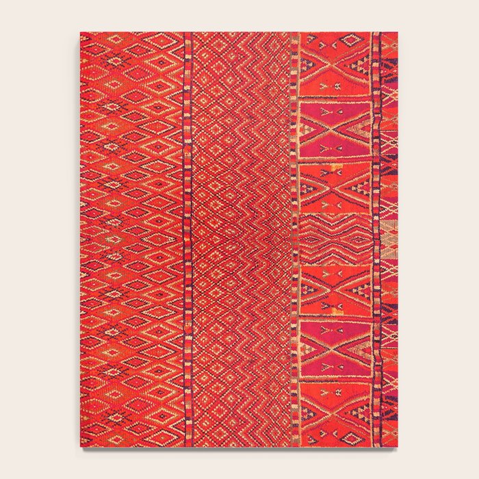 Orange Traditional Moroccan Berber Rug Design B30 Notebook Gallery Image 4