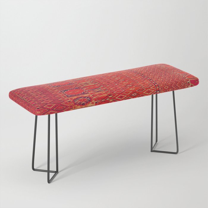 Orange Traditional Moroccan Berber Rug Design B30 Bench Gallery Image 1