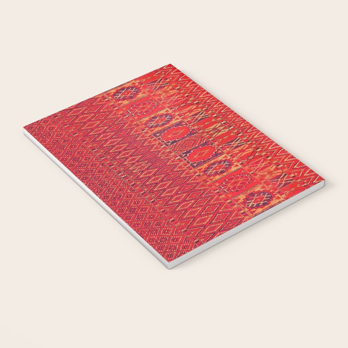 Orange Traditional Moroccan Berber Rug Design B30 Notebook Gallery Image 3