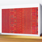 Orange Traditional Moroccan Berber Rug Design B30 Wall Mural Gallery Image 2