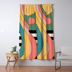 Geometric Abstraction 47 Window Curtain Gallery Image 5