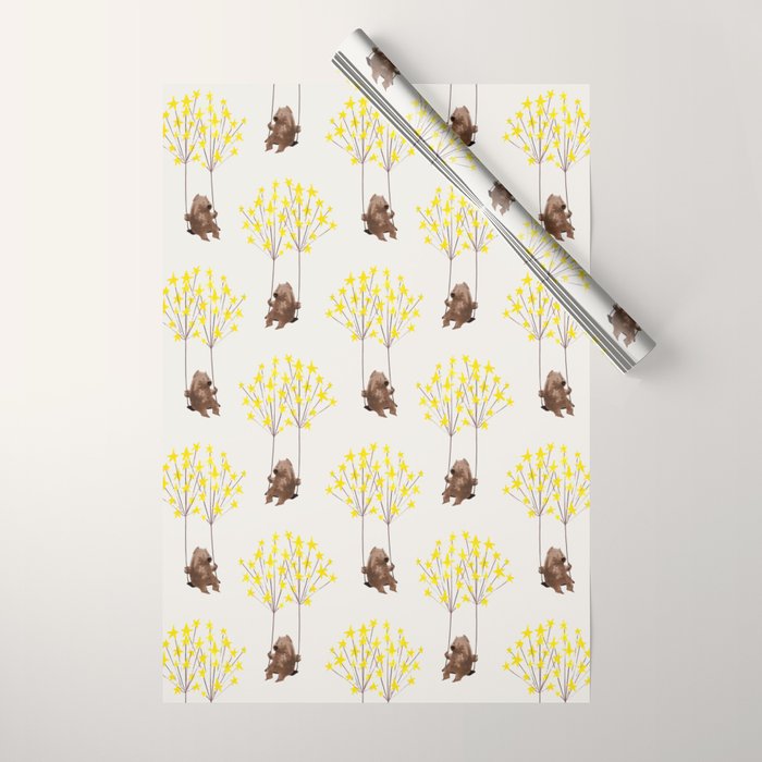 Stars Swing Wrapping Paper Gallery Image 1