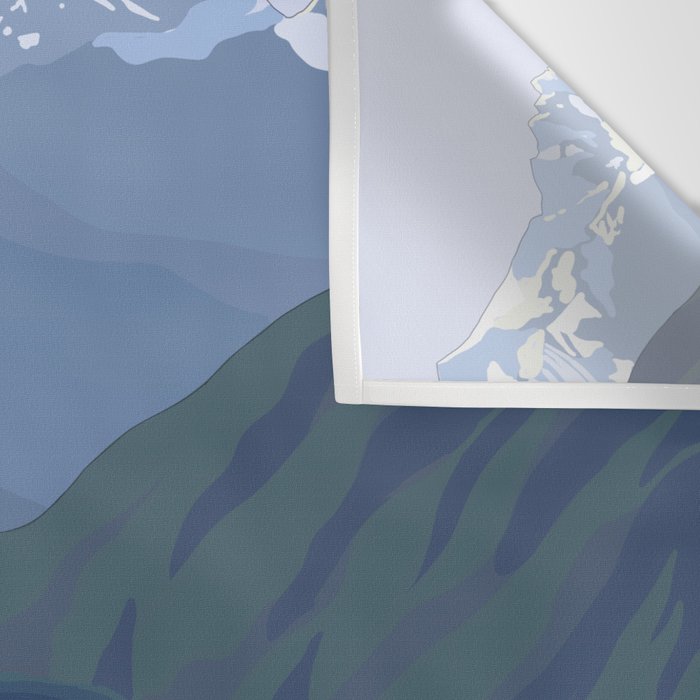 North Cascades National Park, Vintage Wall Tapestry Gallery Image 3