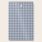 Gingham Plaid Pattern in Navy Blue and White Cutting Board Gallery Image 1